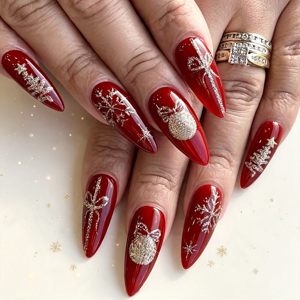 Festliches thematisches dekoratives Nagelset Brehn