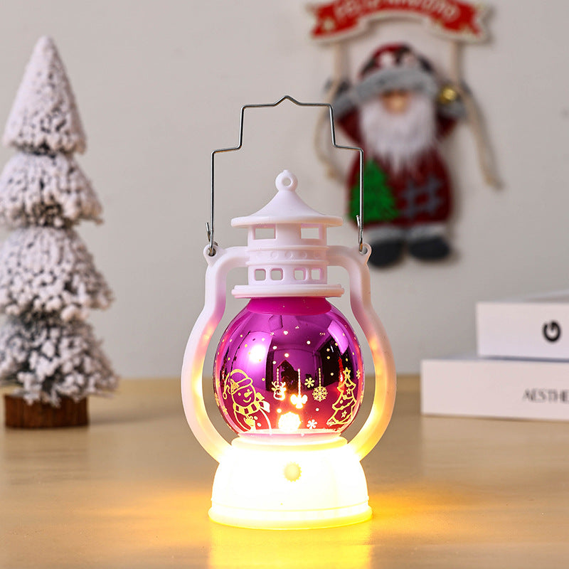 Nostalgische LED Weihnachtslaterne Brehn