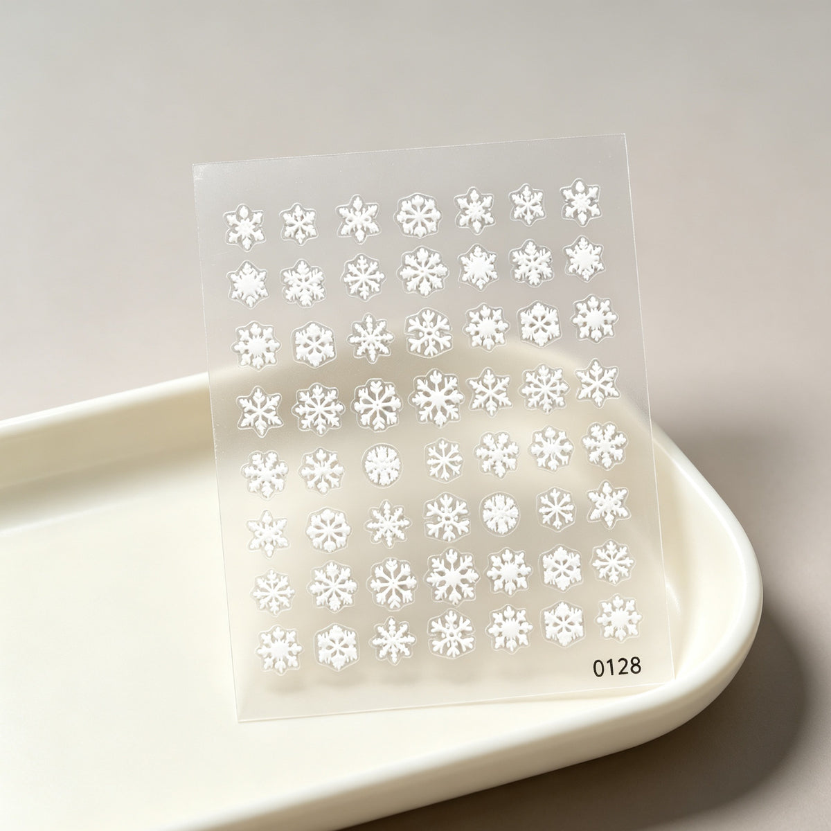 Schneeflocke Dekorative Nagelkunst Aufkleber Set