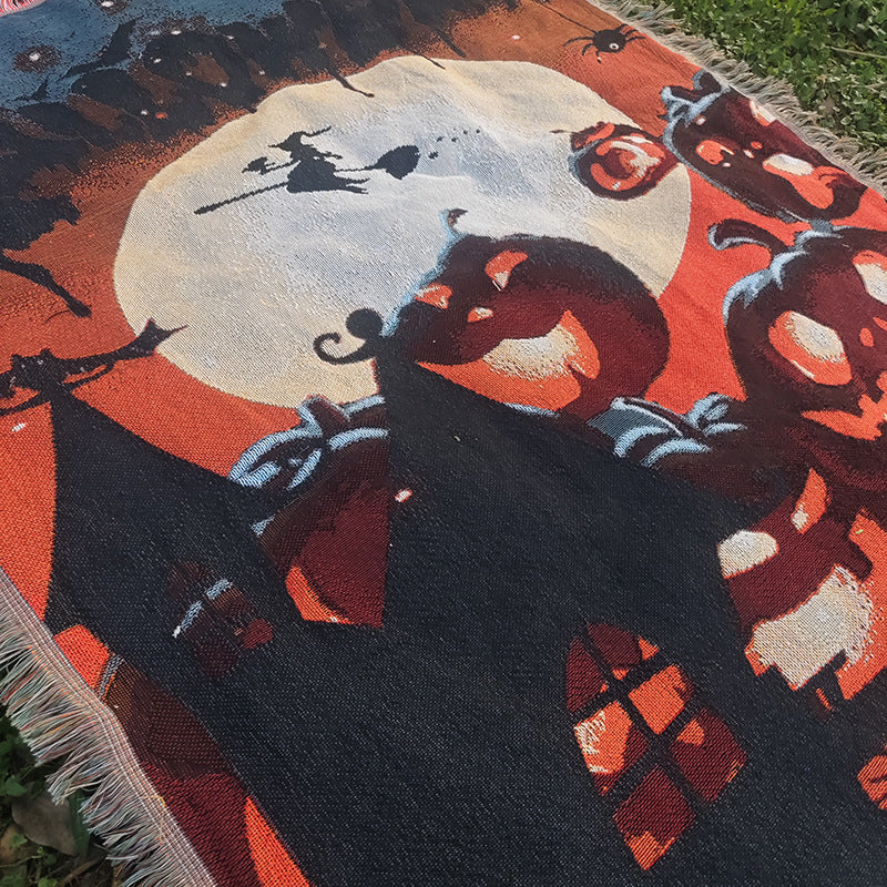 Halloween-Themen Wandteppichdecke