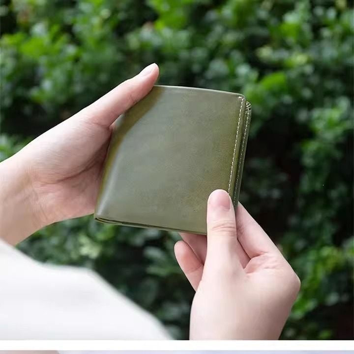 Klassische Leder Kartenetui Brehn