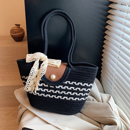 Bohémienne handgewebte Häkel-Tasche