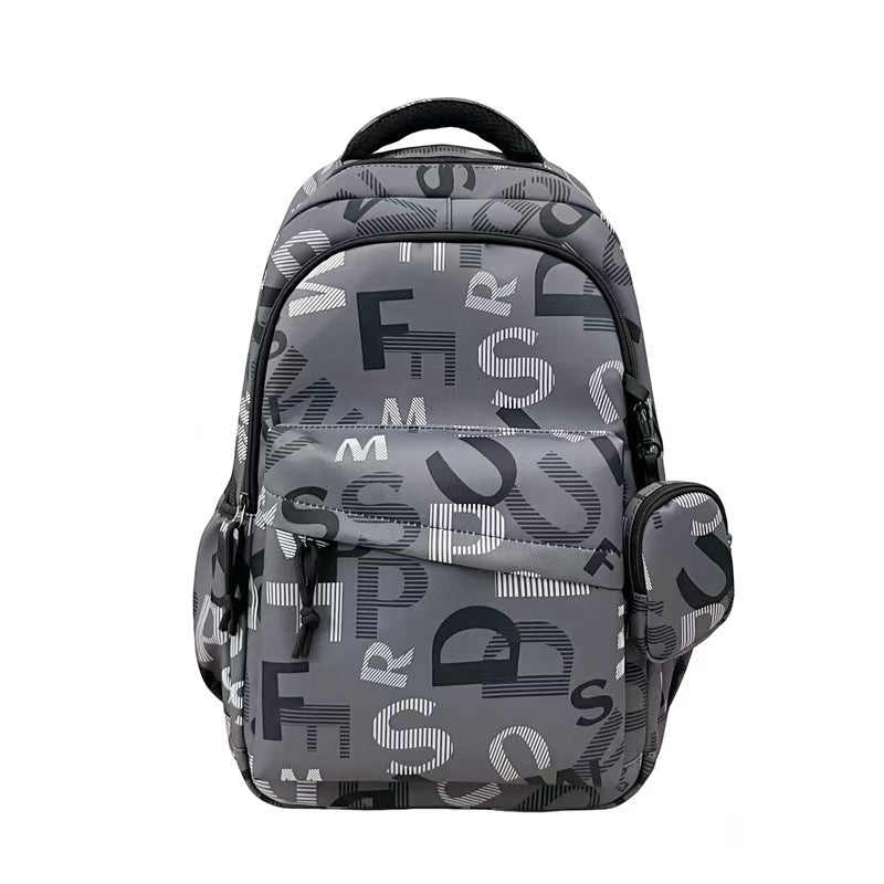 Stylischer Rucksack mit Modernem Schriftmuster Brehn