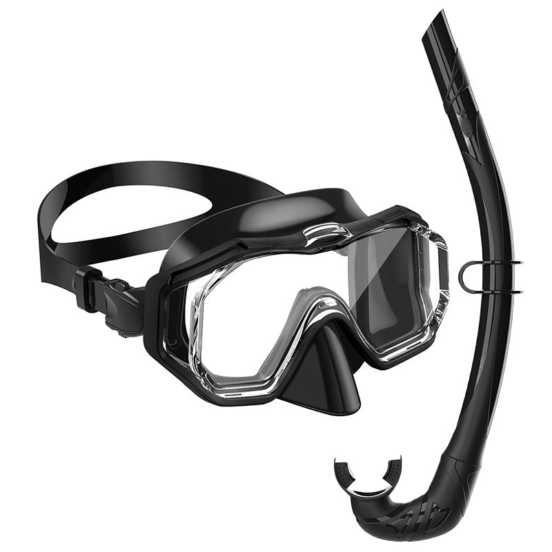 Tauchausrüstungsset mit Ergonomischer Tauchmaske und Flexiblem Schnorchel Brehn