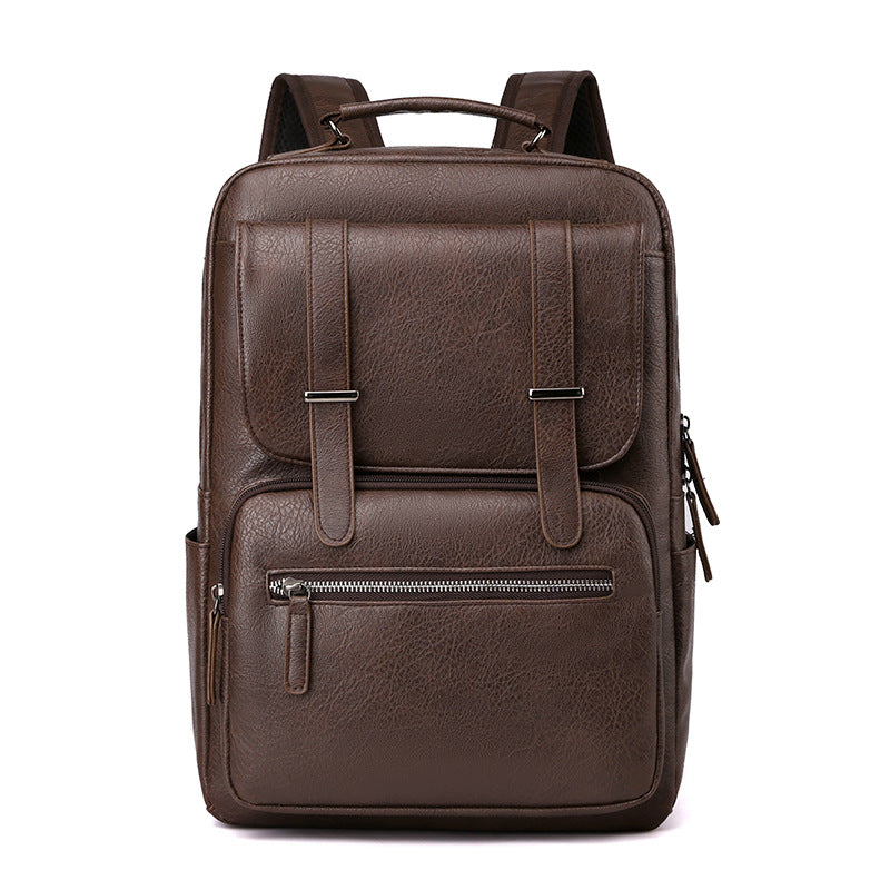 Leder Laptop Rucksack Brehn