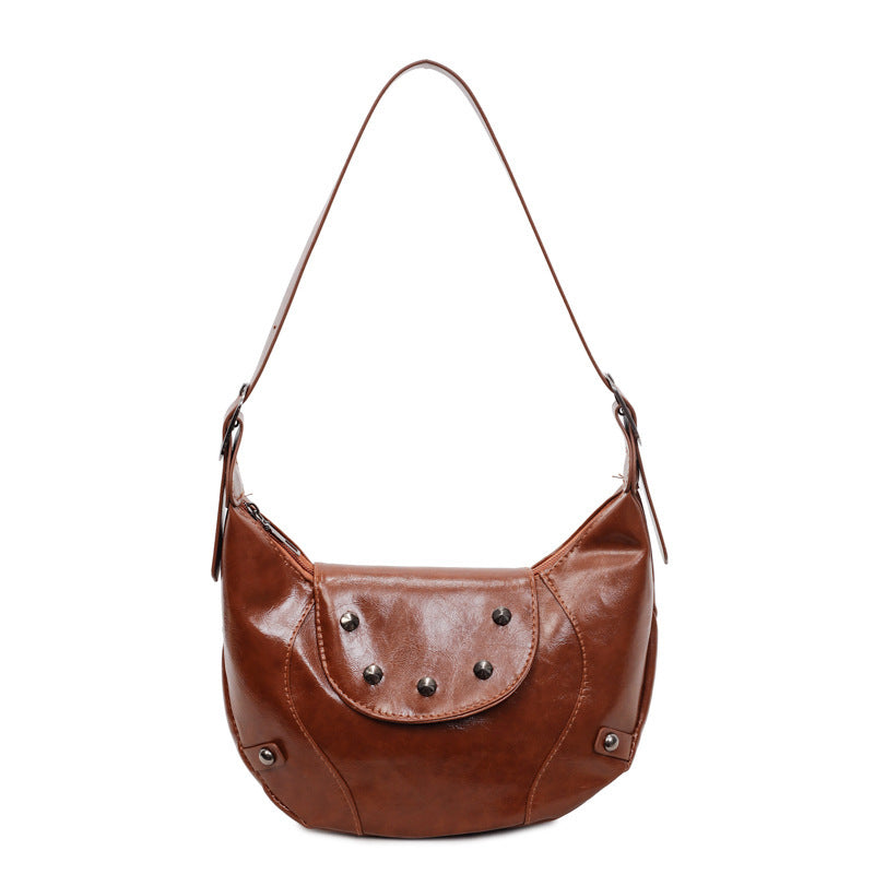 Stylische Leder Hobo Tasche Brehn