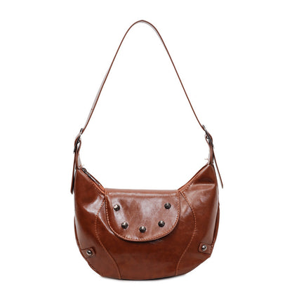 Stylische Leder Hobo Tasche Brehn