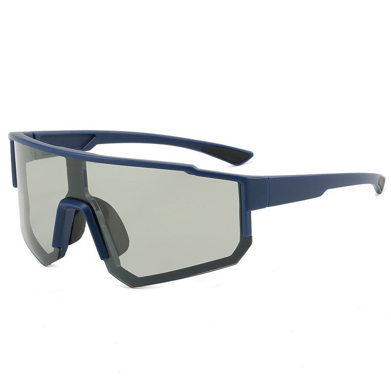 Damen Sportliche Schutzbrille mit innovativem, breiten Rahmen und polarisierenden Gläsern Brehn
