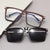 Damen elegante quadratische Designerbrille Brehn