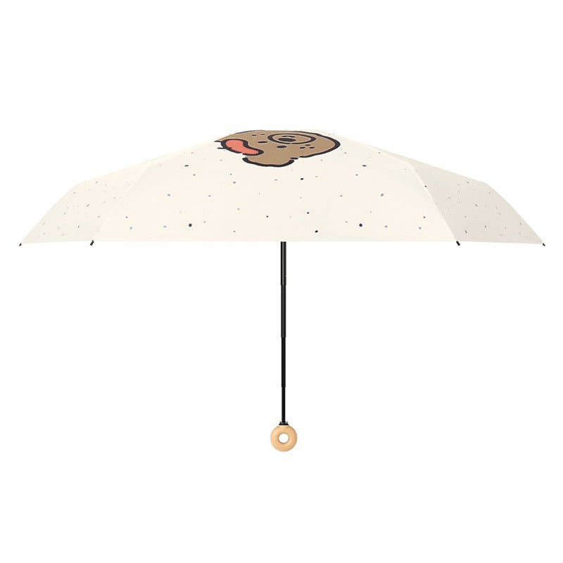 Damen kompakter Sonnenschutz-Regenschirm Brehn