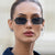 Damen hexagonale Sonnenbrille mit elegantem Metallrahmen und UV-Schutz Brehn