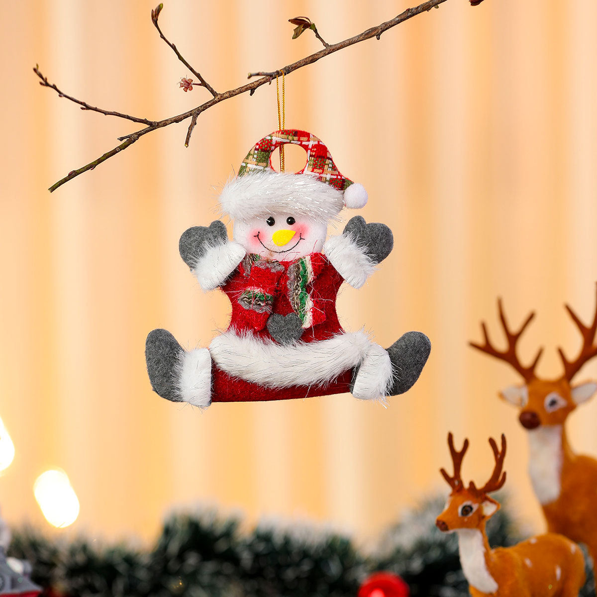 Dekorative Filz Santa Ornament Schale