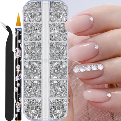 Kristall Strass Nagelkunst Dekorationsset
