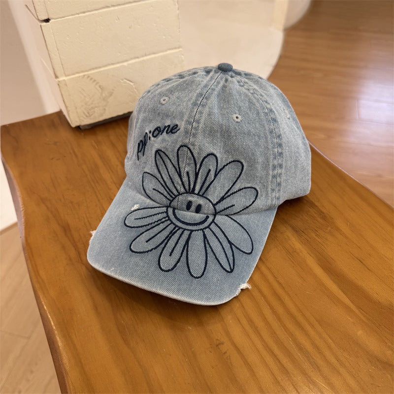 Unisex Grafik Denim Cap Brehn