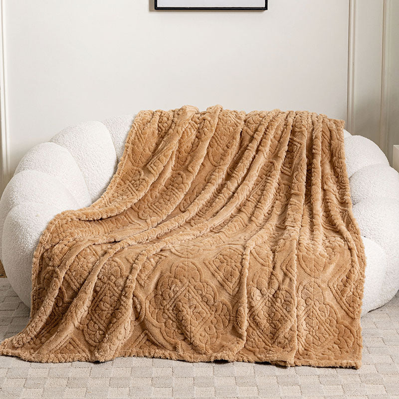 Kuschelige Plüschdecke