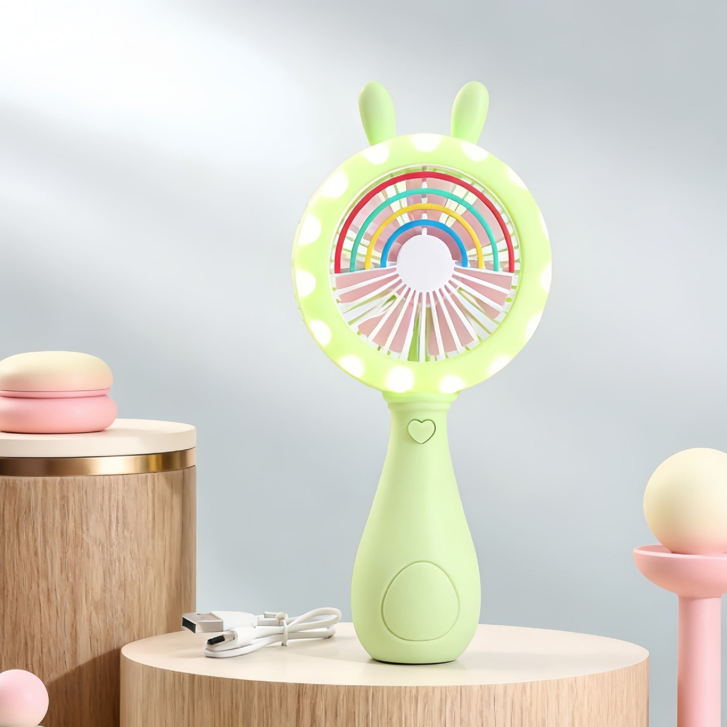 Damen Tragbarer Handventilator mit kreativem Froschdesign Brehn