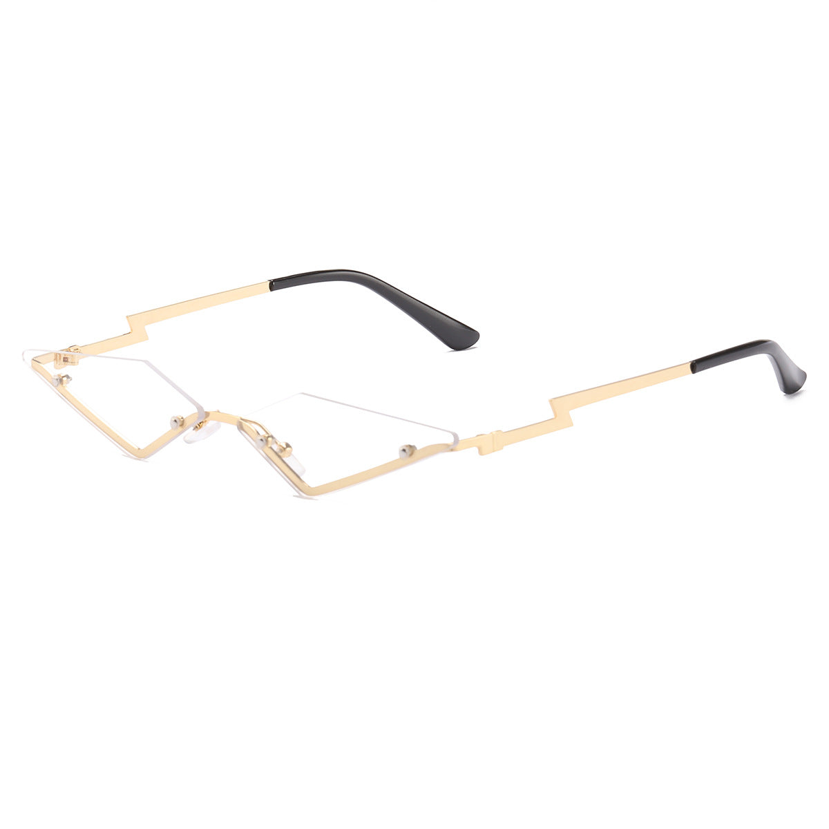 Damen Designer-Sonnenbrille mit futuristischem Rahmen Brehn
