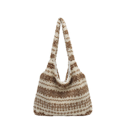 WoBohemian Strick Hobo Tasche Brehn