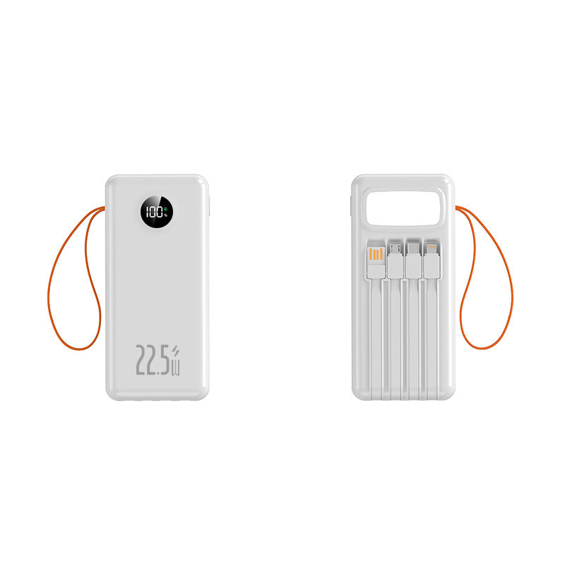 Tragbare Powerbank mit Schnellladefunktion und Digitale Anzeige Brehn