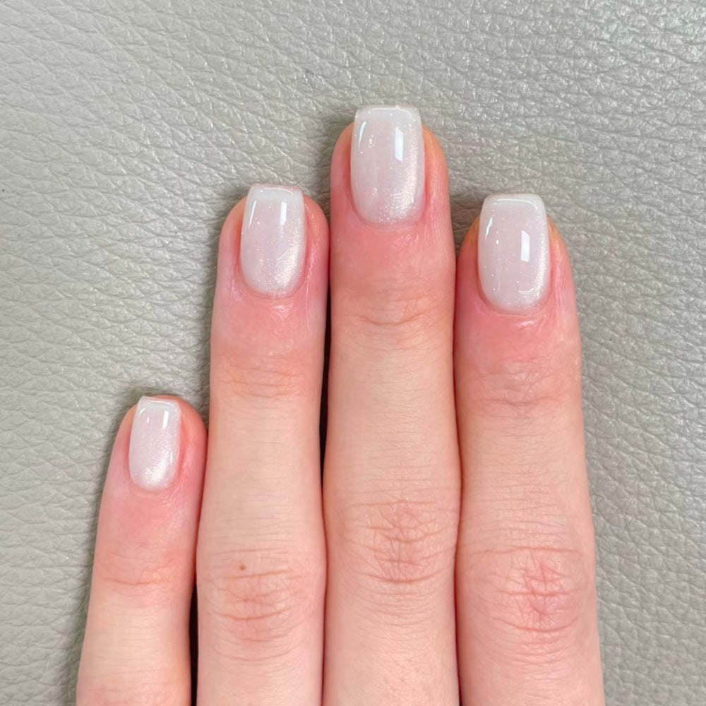 Elegante quadratische Press-On Nägel Brehn