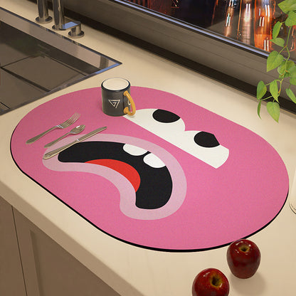 Verspielt Cartoon-Thema Küchenmatte