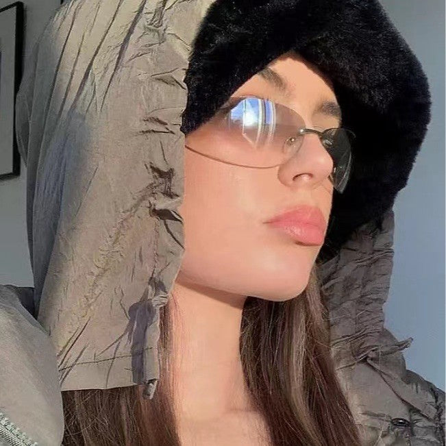 Damen filigrane Sonnenbrille mit innovativem Rahmen Brehn
