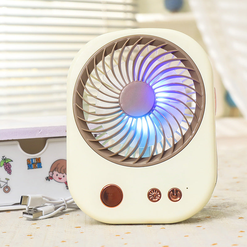 Frauen tragbarer Tischventilator mit digitaler Steuerung Brehn