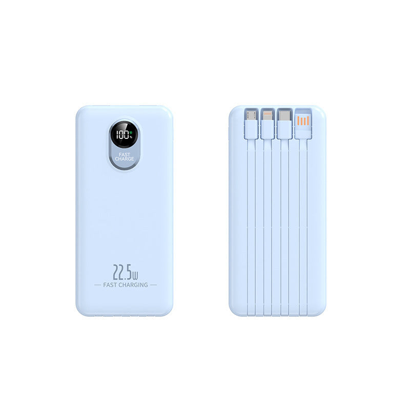 Leistungsstarke Powerbank mit Multifunktionalem Ladeanschluss und Intelligenter Led-Anzeige Brehn