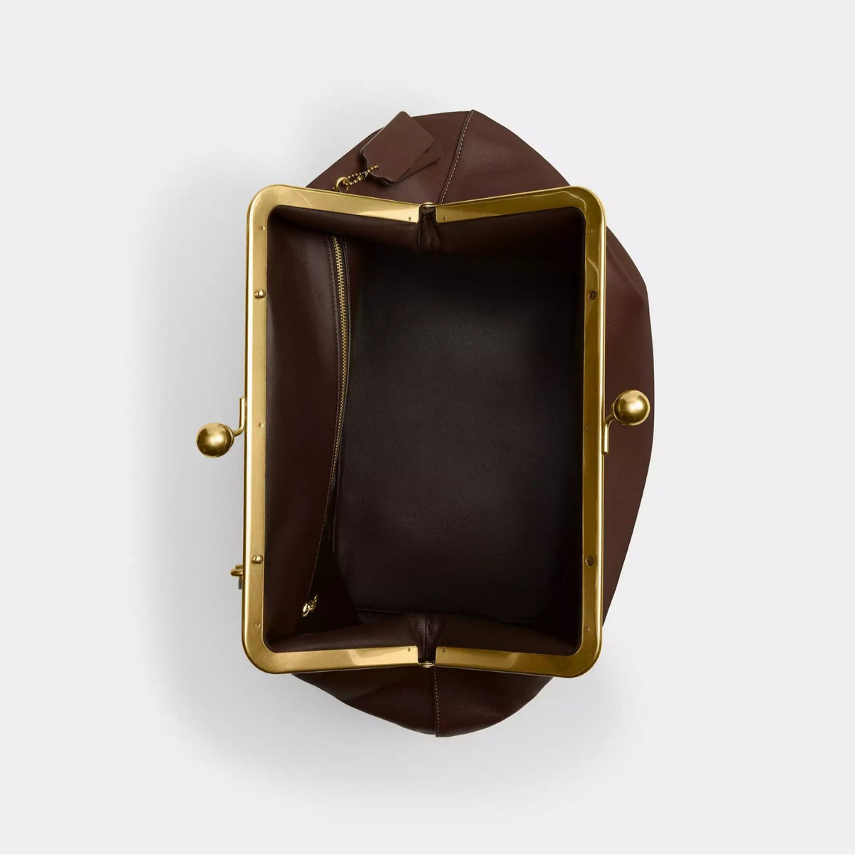 Elegante glänzende Krokodil-Effekt-Handtasche
