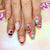 Halloween-Themen Press-On Nagelkunst Set Brehn
