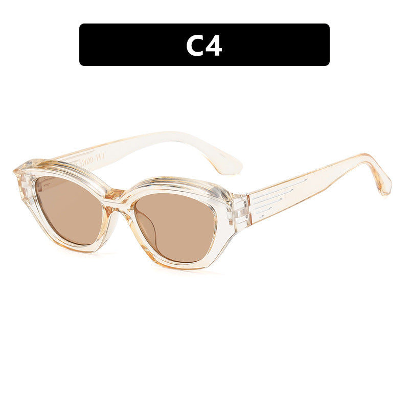 Damen Cat-Eye Sonnenbrille mit markantem Rahmen und UV-Schutz Brehn