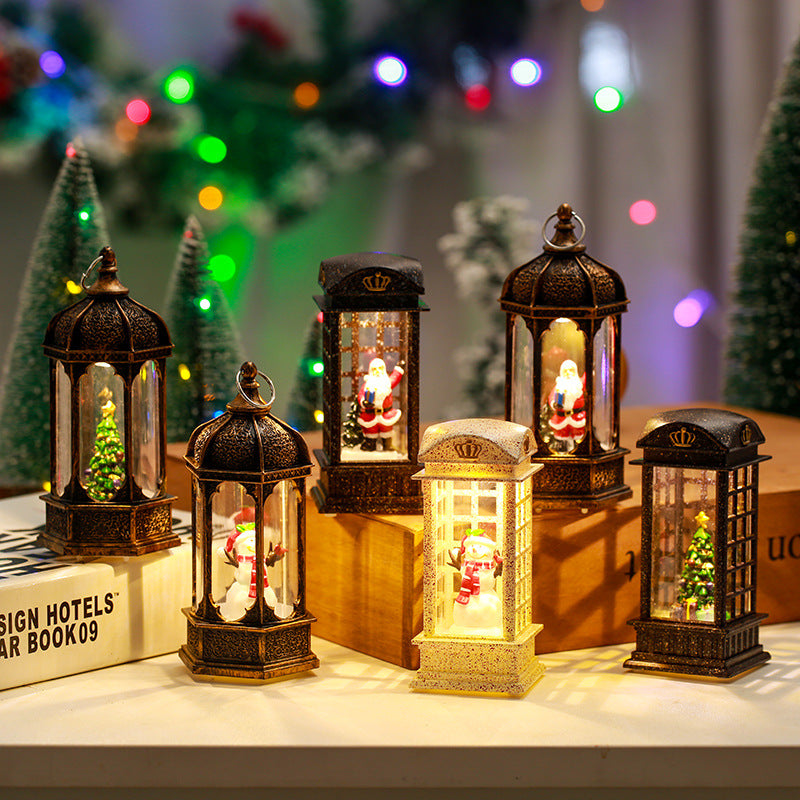 Dekorative Weihnachtslaterne mit LED-Beleuchtung Brehn