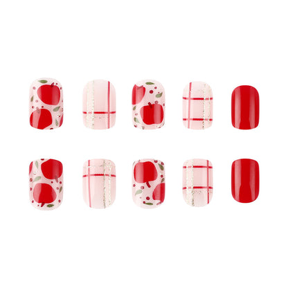 Künstlerisches Press-On Nageldesign Set Brehn