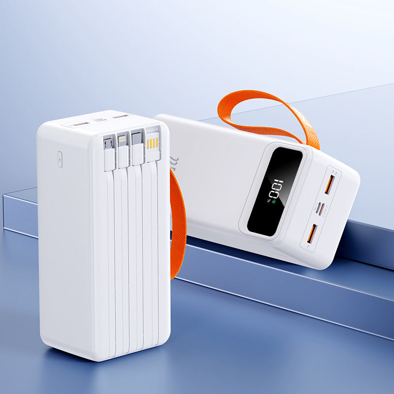 Hochleistungs Powerbank mit integrierter Kabelaufwicklung Brehn