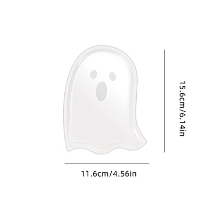 Silikon-Gießform für Geister-Untersetzer und Resin-Dekoration