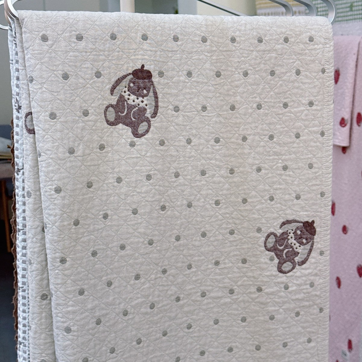 Damen Kuscheldecke mit niedlichem Pferdemotiv Brehn