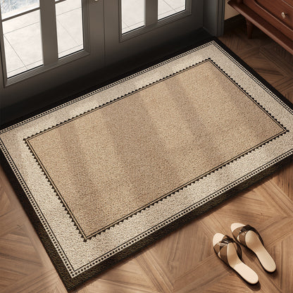 Elegante Fischgräten-Design Eingangsmatte für Zuhause