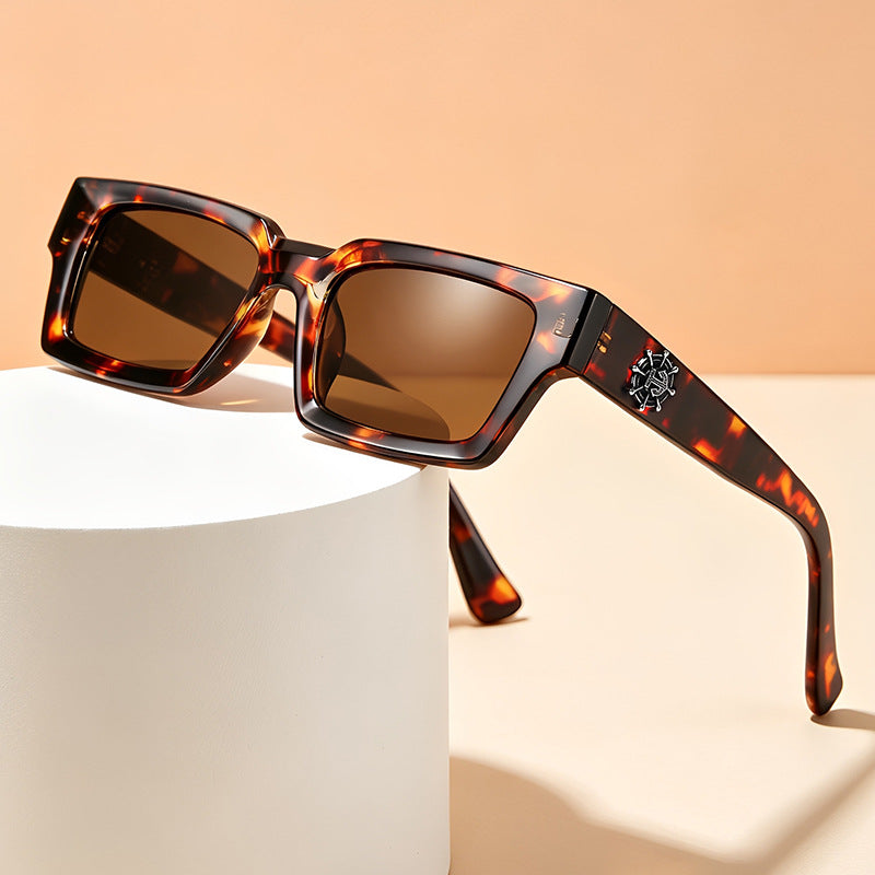 Modische Schildpattfassung Sonnenbrille Brehn