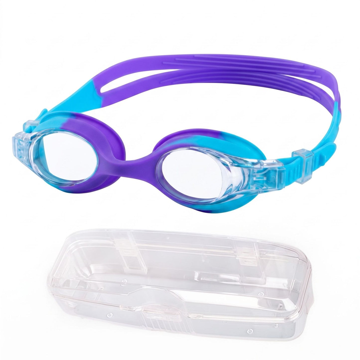Schwimmbrille mit Verstellbarem Nasensteg und Anti-Beschlag-Technologie Brehn