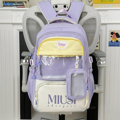 Multifunktionaler transparenter Schulrucksack