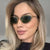 Damen Cat-Eye Sonnenbrille mit elegantem goldenen Rahmen und polarisierten Gläsern Brehn