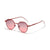 Damen runde Brille mit filigranem Metallgestell Brehn