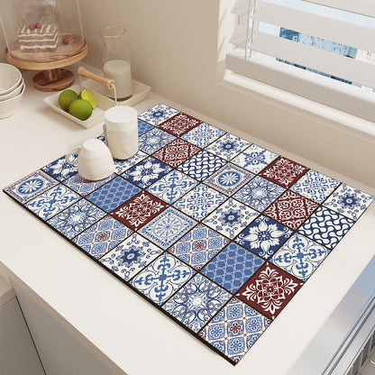 Elegante Mosaikmuster Küchenmatte Brehn