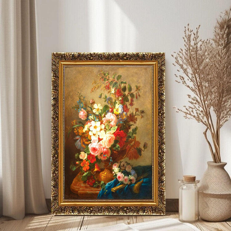 Vintage Blumen Kunstwerk