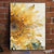 Elegante Sonnenblumen-Aquarell-Leinwandkunst Brehn