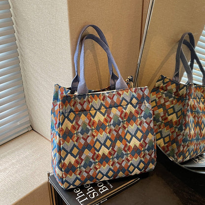 Lustige gemusterte Tote-Tasche