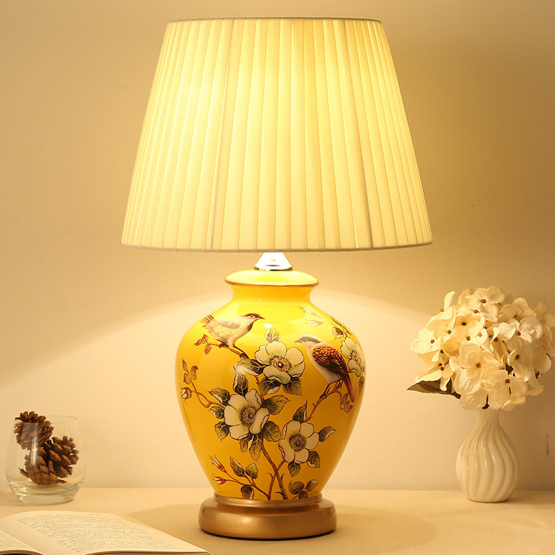 Florale Dekorative Tischlampe