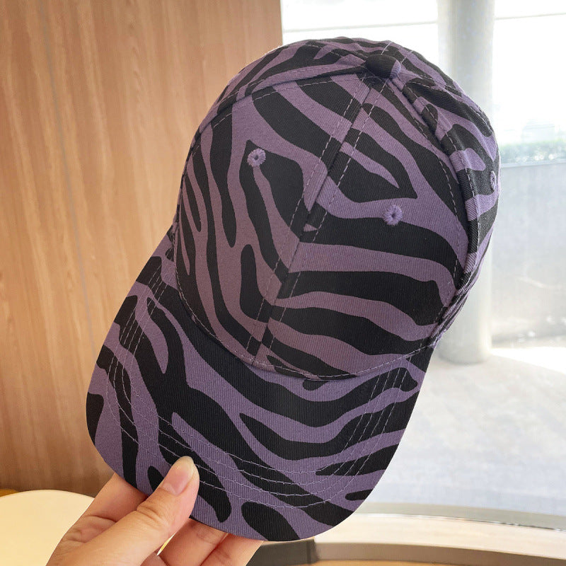 Damen Trendy Tierdruck Verstellbare Baseballmütze Brehn