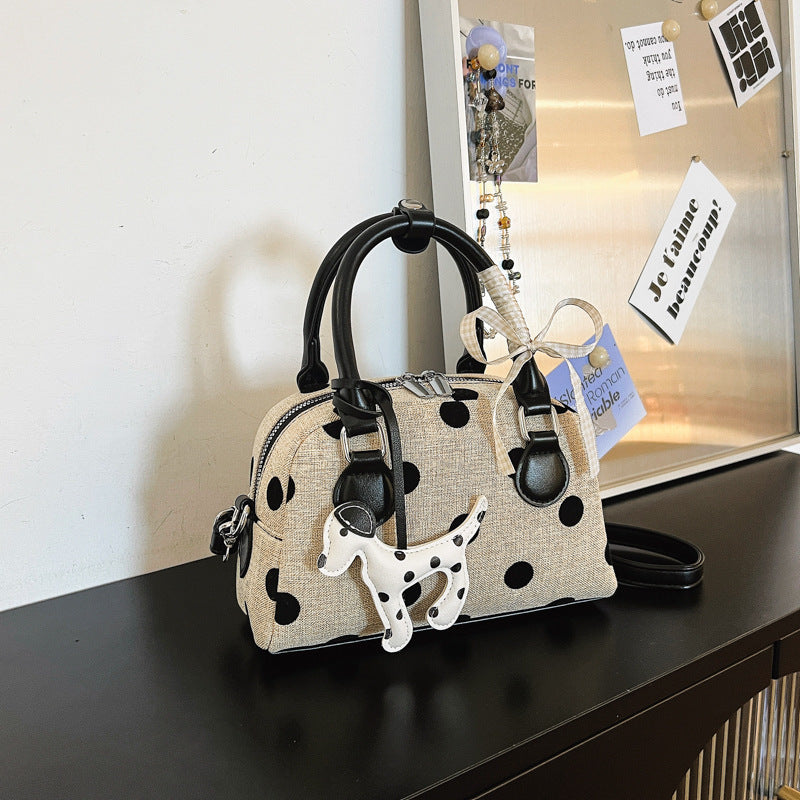 Verspielte Polka-Dot-Mini-Handtasche Brehn