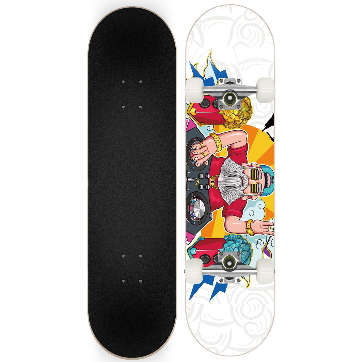 Skateboard mit Galaxy-Design Brehn